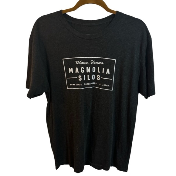 Tops - Magnolia Silos charcoal graphic tee